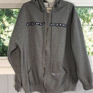 Unisex Corvette Hooded Jacket Sz 2X